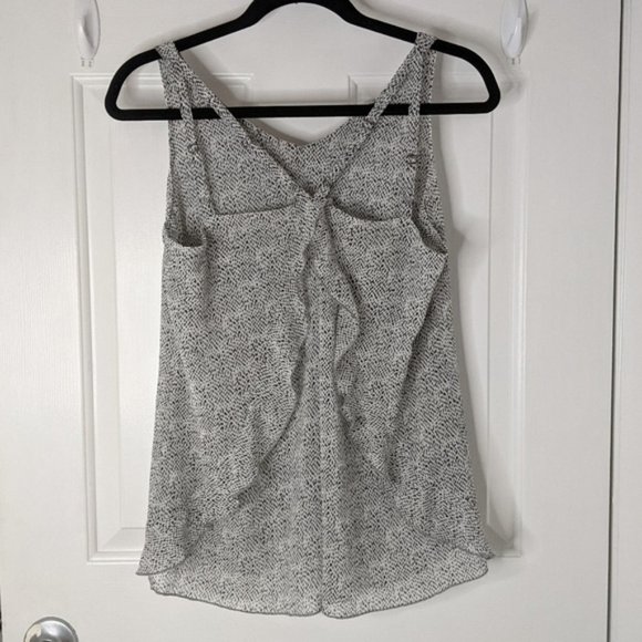 CAbi Flutter Top Static Print Cami - #5359 - S - Picture 6 of 8